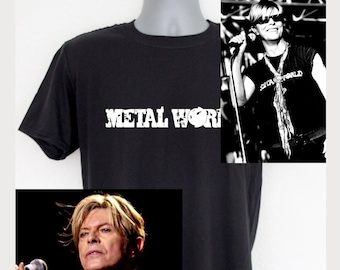 David Bowie t-shirt - Metal world design worn by him