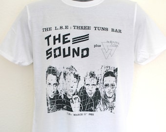 ザ・サウンドTシャツ - 80年代のライブフライヤー/ポスター