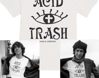 Acid Trash T-shirt design as seen on Richard Hell / Television