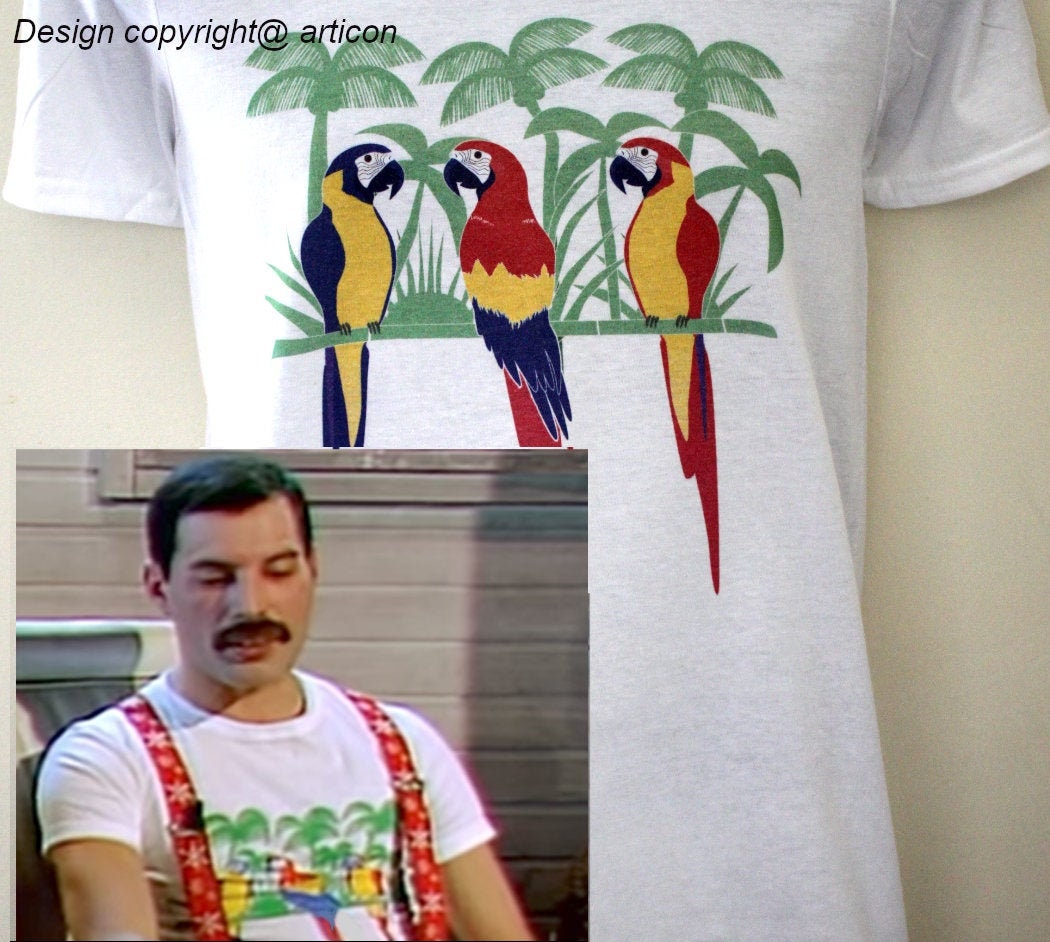 Queen Bohemian Rhapsody Freddie Mercury The Legend Men's T-Shirt Gildan TShirt