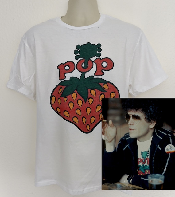 60s Pop Art Strawberry as Seen on Lou Reed T-shirt - Velvet