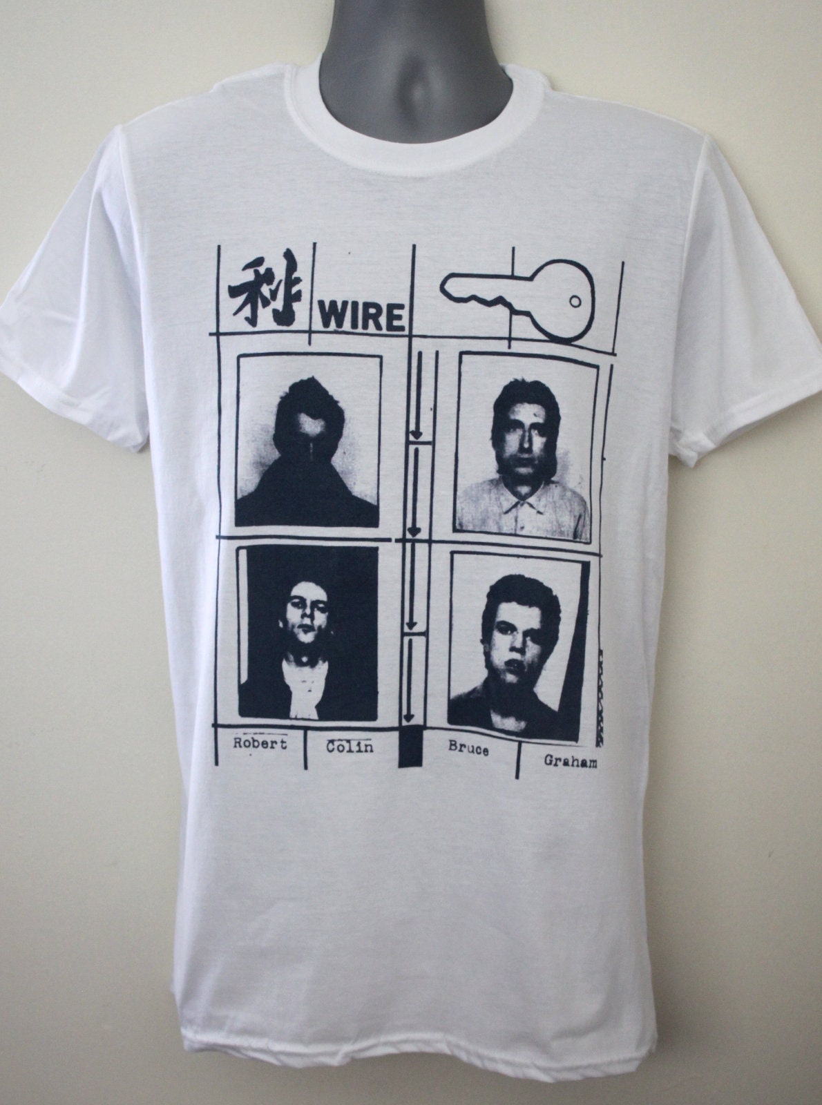 Wire Band T-shirt 80s Fanzine Cover Etsy