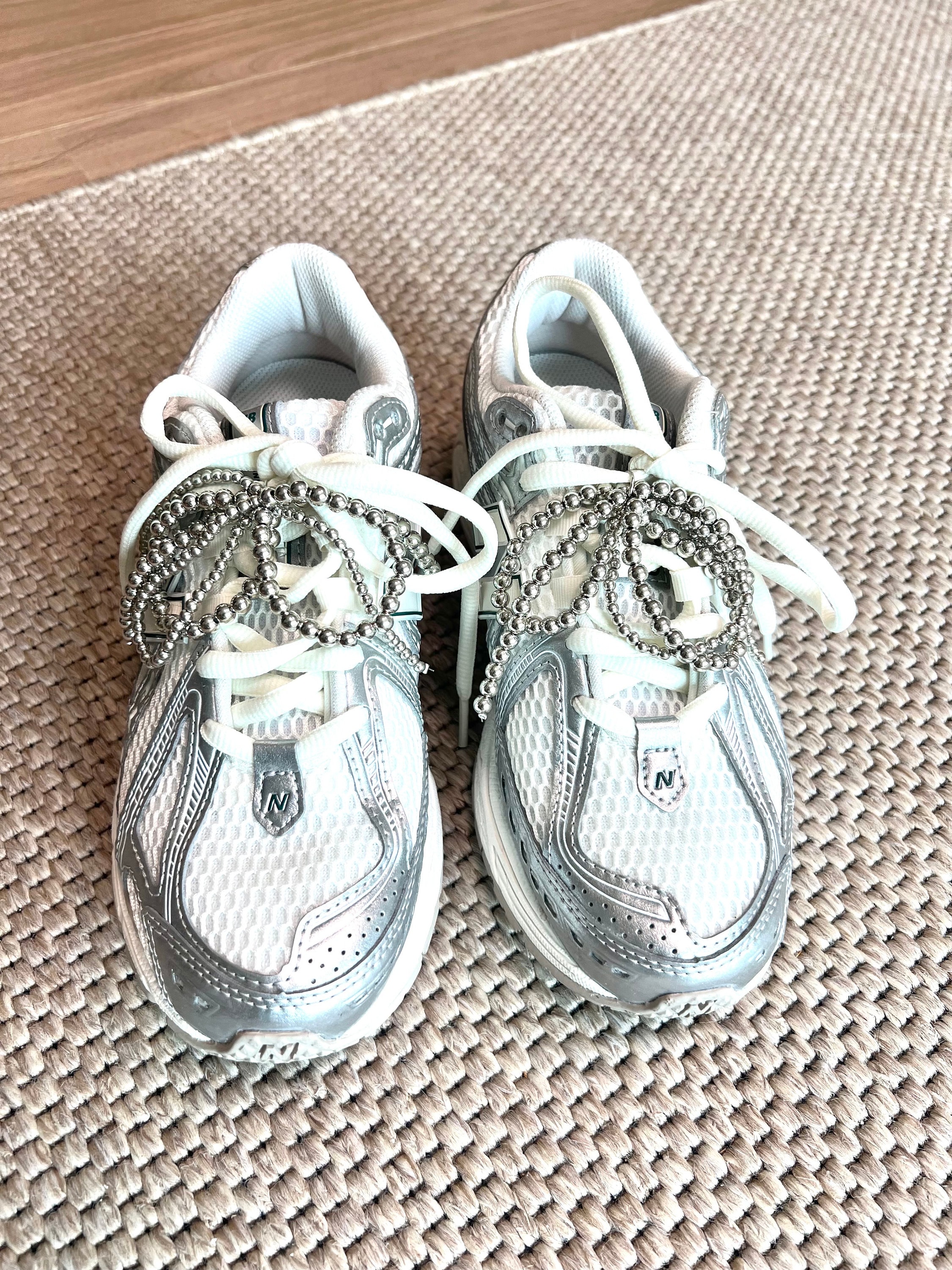 Pearl Bow Shoelace Charm for Sneakers | Sneakers Pearl Bow