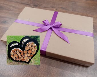 Firewood Rack Heart Gifts & Souvenirs for Home