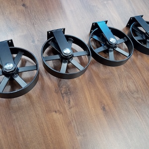 Steel aluminium wheel industrial for furniture