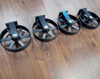 Steel aluminium wheel industrial for furniture