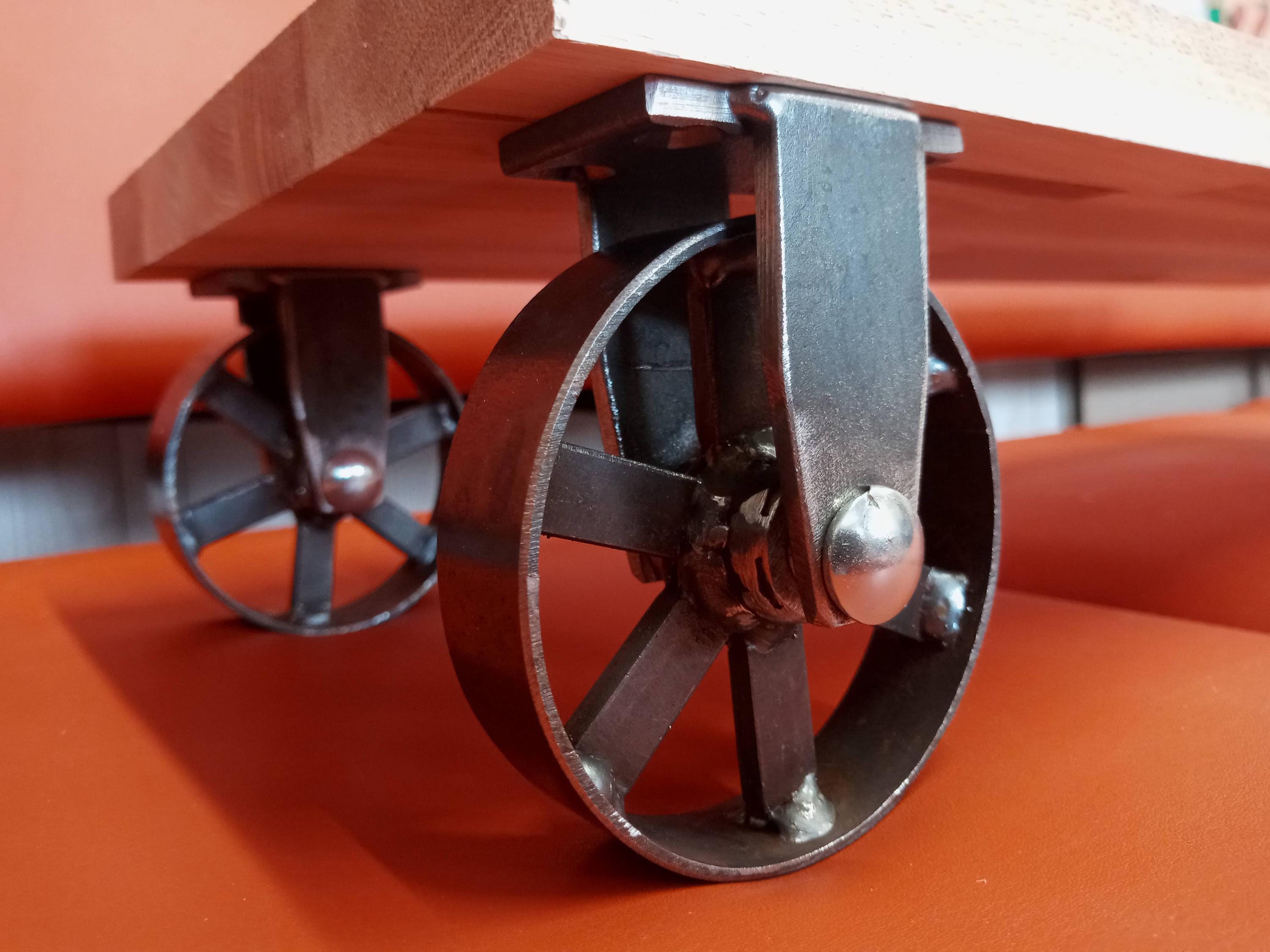 Steel wheel industrial for furniture 1.Pcs.