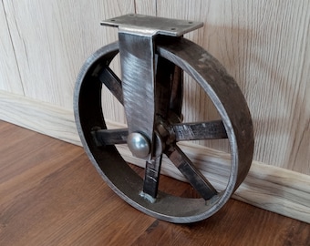 Steel wheel for furniture