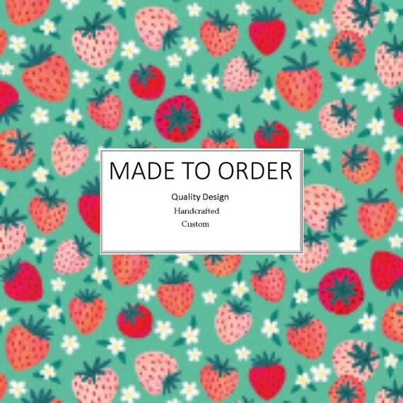 Strawberry Shortcake Scrub Cap Handmade 