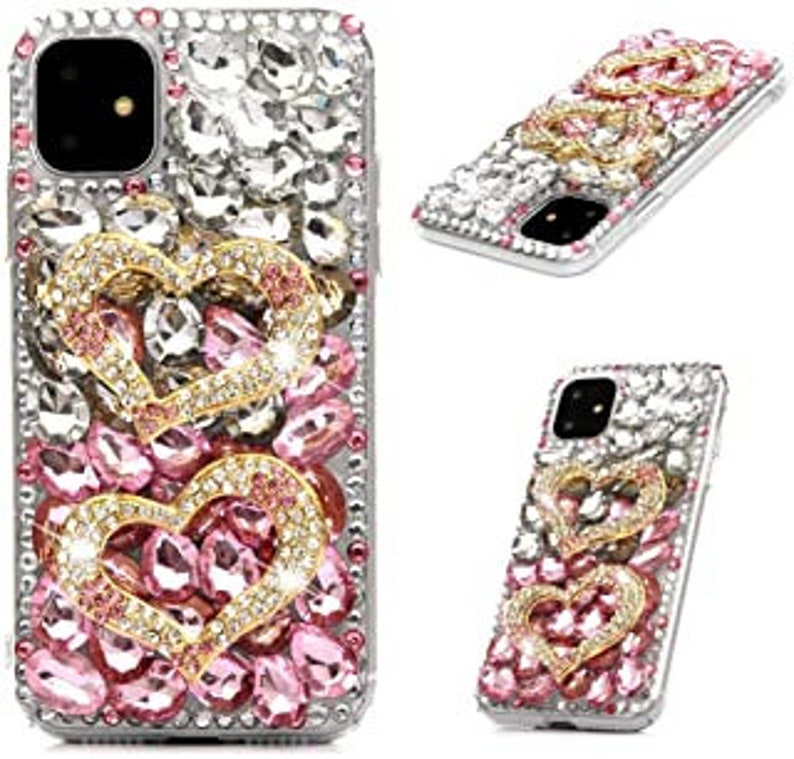 3D Rhinestone Bling Phone Case Iphone XR 11 Pro Max XS Max 7 Etsy