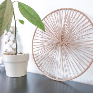 Handmade Round Macrame Wall Hanging Shelf Standing 10&quot;-12&quot;-14&quot;-Wall decor Different colors - Boho decor
