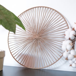 Handmade Round Macrame Wall Hanging Shelf Standing 10"-12"-14"-Wall decor Plenty of colors!