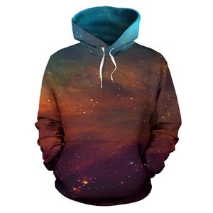 Colors of the Universe Hoodie-Men's Hoodie - Womens Hoodie- Custom Hoodie- Cool Hoodie- Boho Hoodie- Pullover Hoodie- Hooded Sweatshirt-