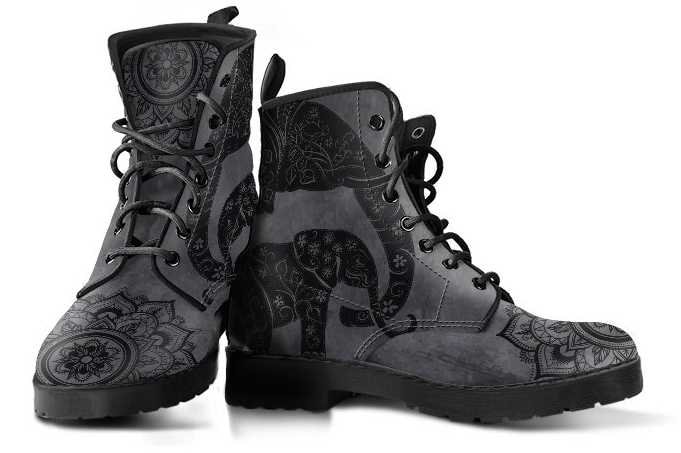 grey elephant boots