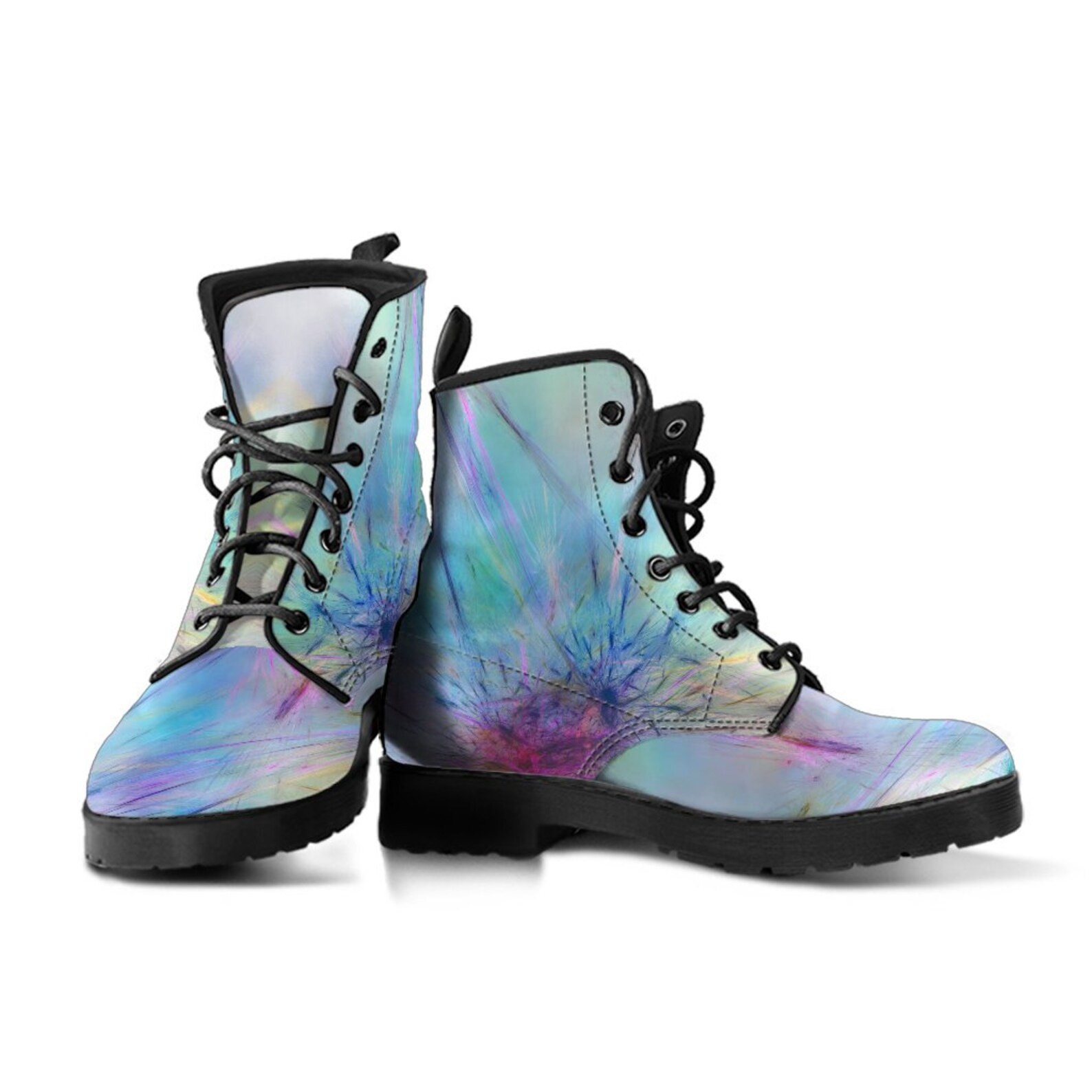 Faint Tie Dye Boots Vegan Boots Women's Etsy