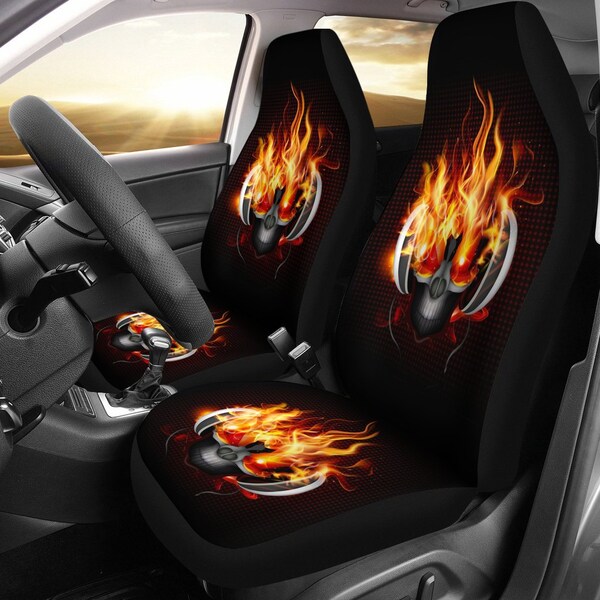 Flame Seat Covers Etsy