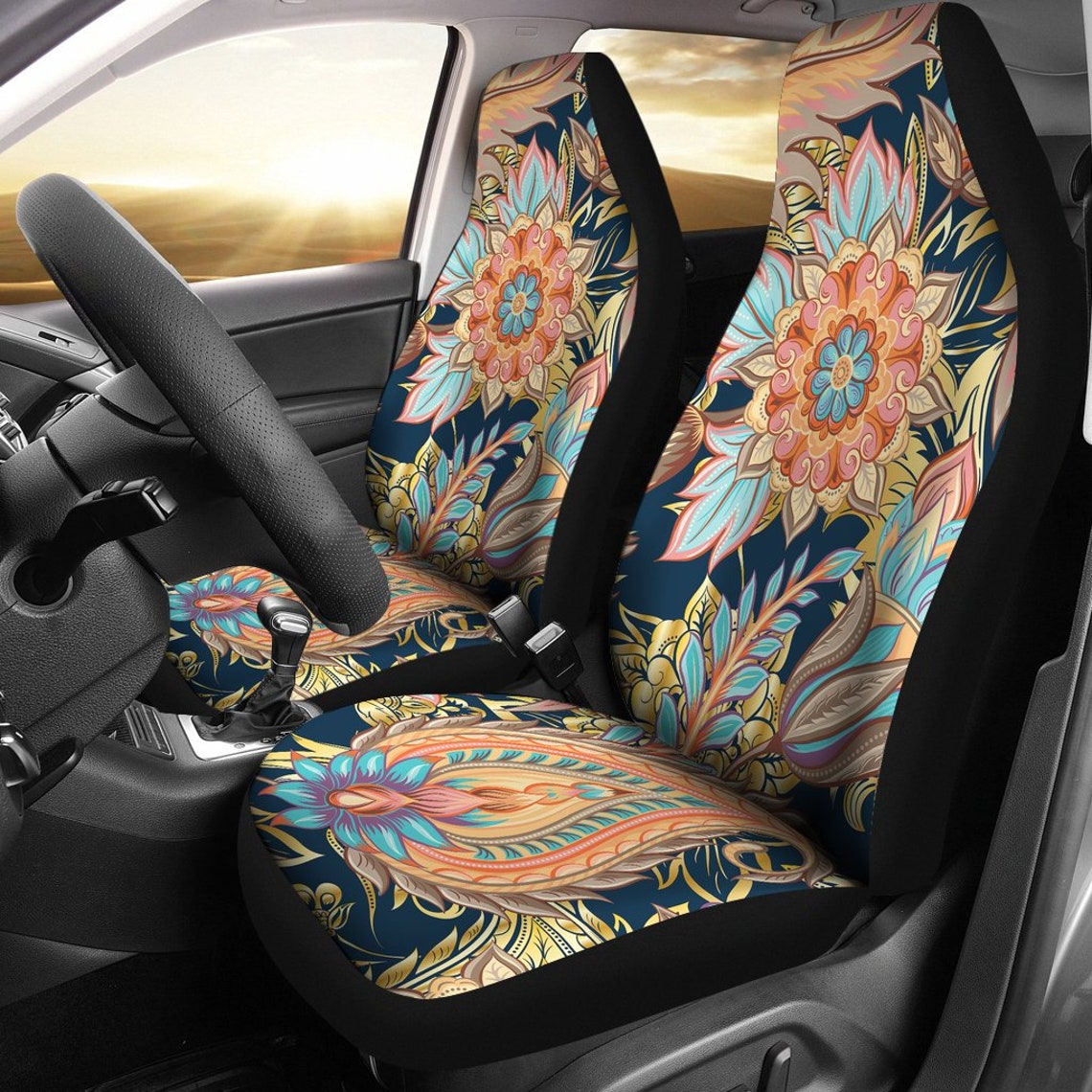 Mandala Paisley Car Seat CoversPattern Car Seat Covers