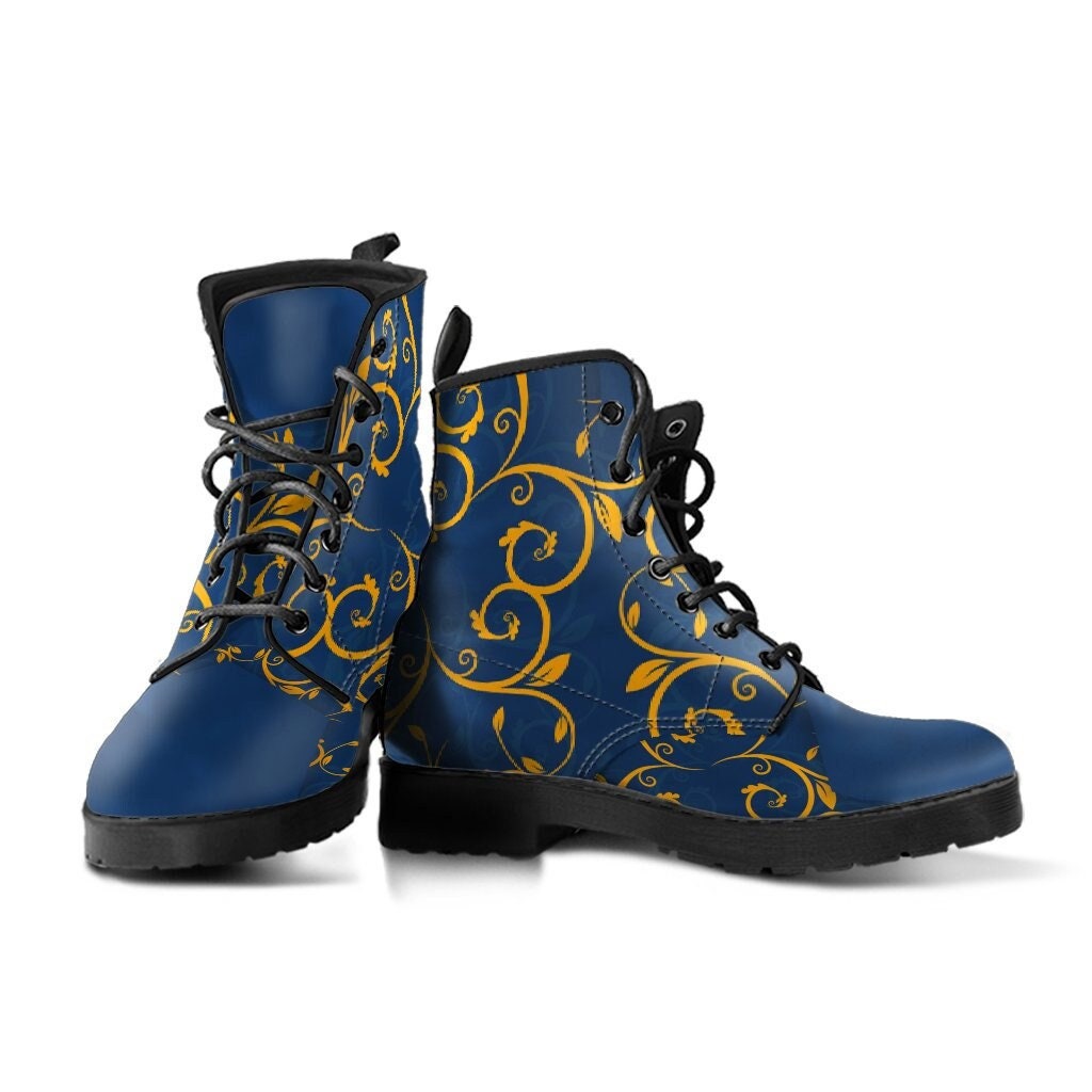Royal Blue Boots - Etsy