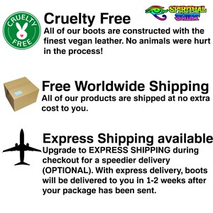 Colorful Peace Women's Leather Boots main image 0
