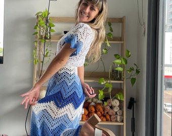 Crochet dress WRITTEN PATTERN (Nami Dress)