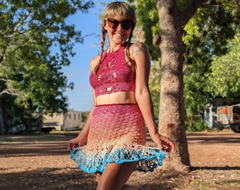 Crochet Skirt WRITTEN PATTERN - The Wonderland skirt pattern