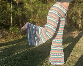 Crochet flares WRITTEN PATTERN - Florette Flares!