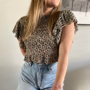 Crochet top WRITTEN PATTERN (The Marilyn top)