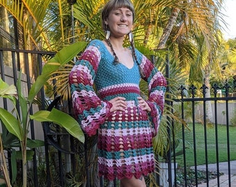 Crochet dress WRITTEN PATTERN - The Adarna dress