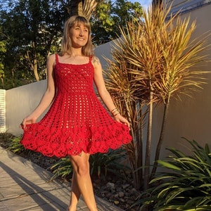 Crochet dress WRITTEN PATTERN - The Wonderland Dress