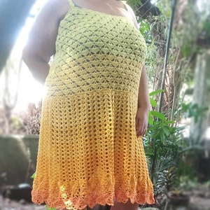 Crochet dress WRITTEN PATTERN The Wonderland Dress image 10