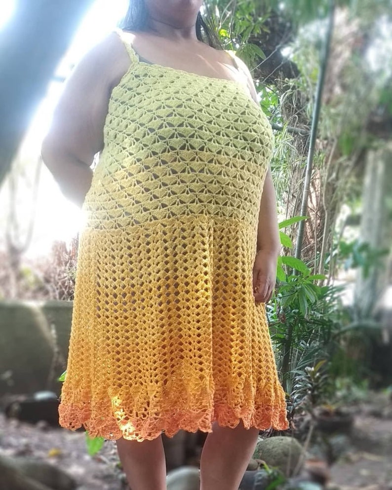 Crochet dress WRITTEN PATTERN The Wonderland Dress image 10