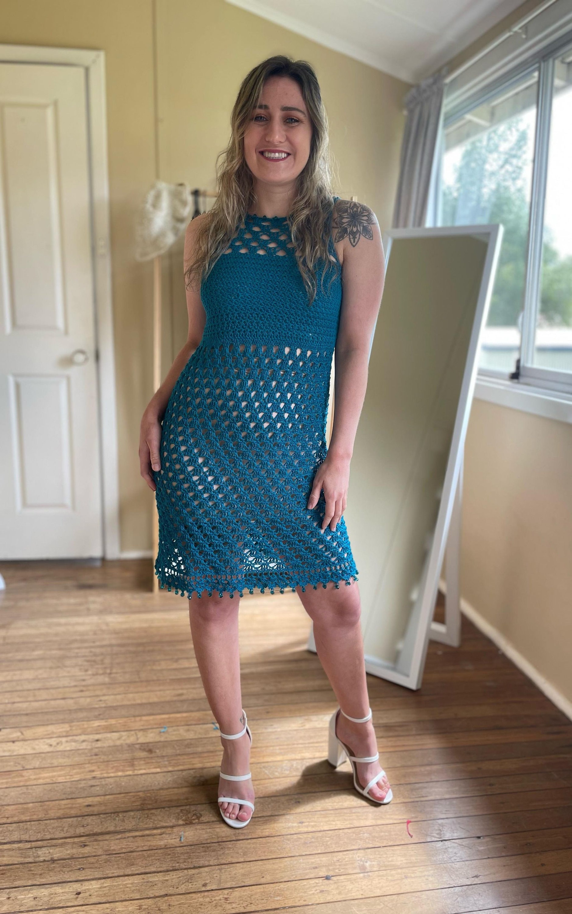 Beaded Halter Dress - Etsy