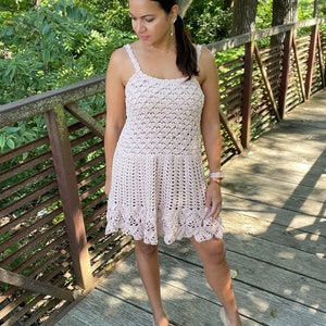 Crochet dress WRITTEN PATTERN The Wonderland Dress image 5