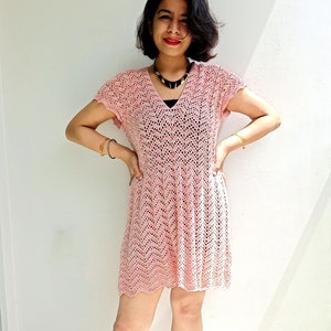 Crochet dress WRITTEN PATTERN Nami Dress image 9