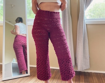 Crochet trousers WRITTEN PATTERN (Aviva pants)