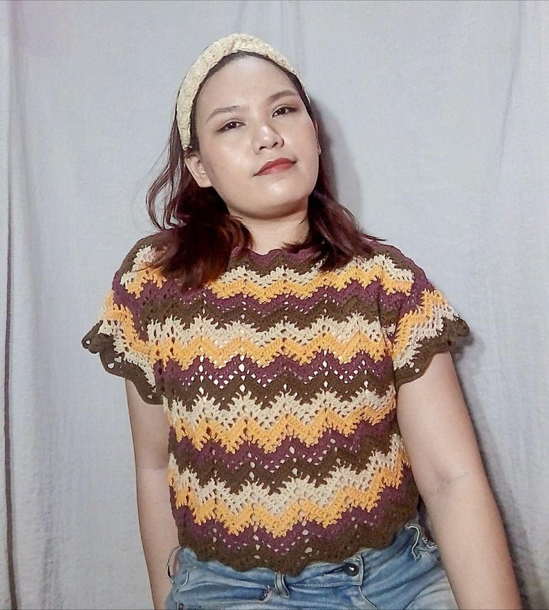 Crochet top WRITTEN PATTERN The Nami Top image 9