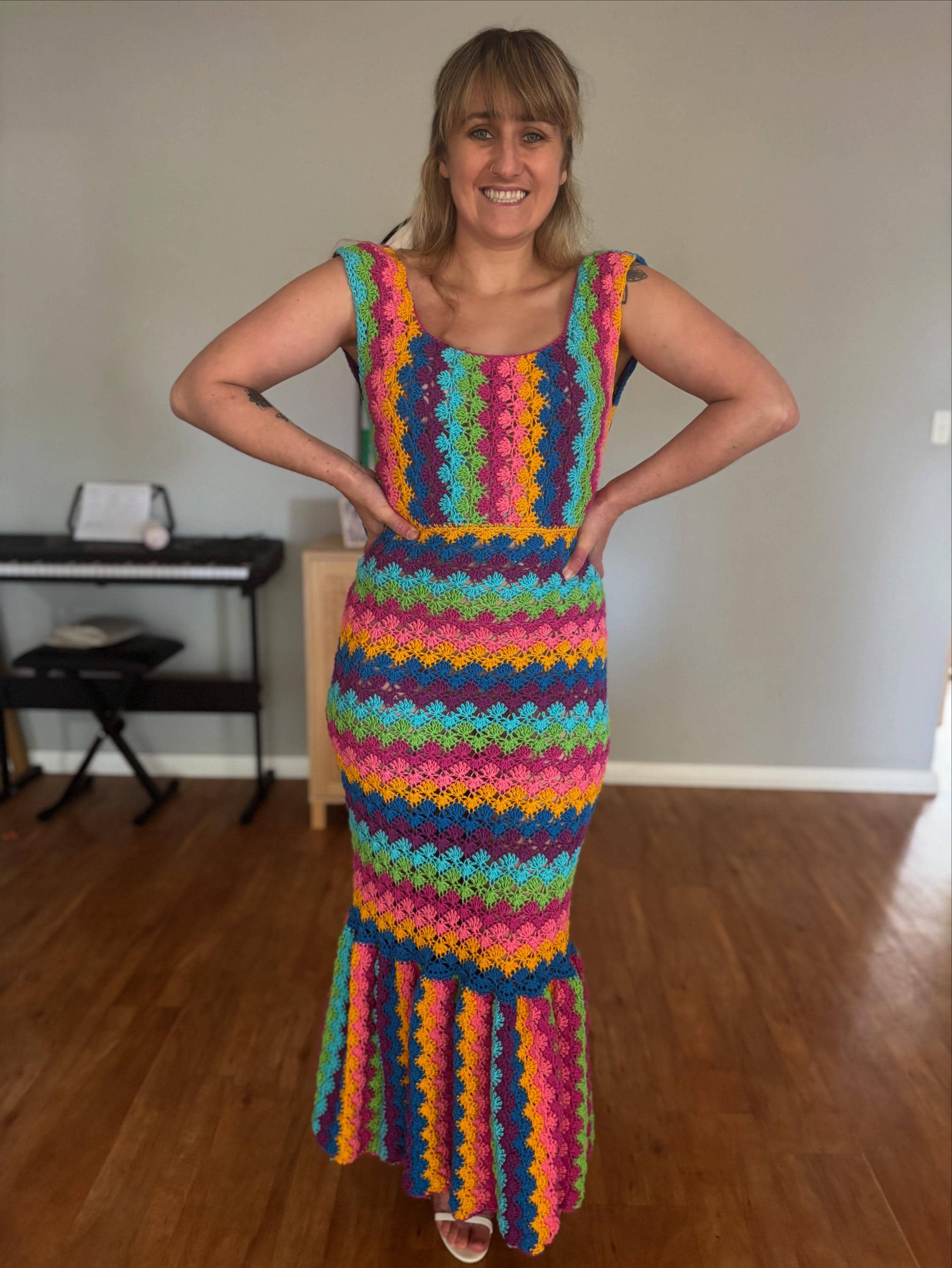Maxi Crochet Dress - Etsy
