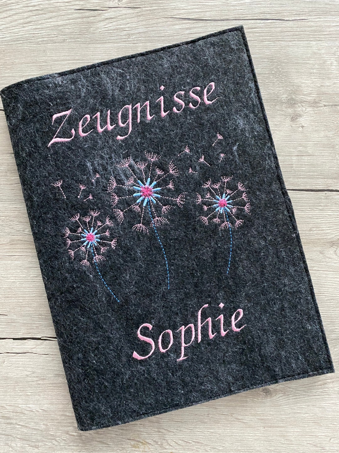 Zeugnismappe personalisiert Buchstabe Mint Zeugnismappe personalisiert Buchstabe Mint