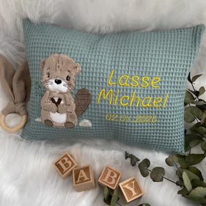 Kissenbezug personalisiert baby 80x80