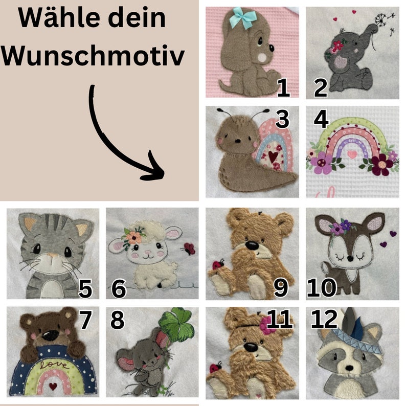 Babykissen bestickt Kinderkissen mit Namen Namenskissen Kissen personalisiert Kissen mit Namen Kissen Waffelpique Kuschelkissen Bild 4