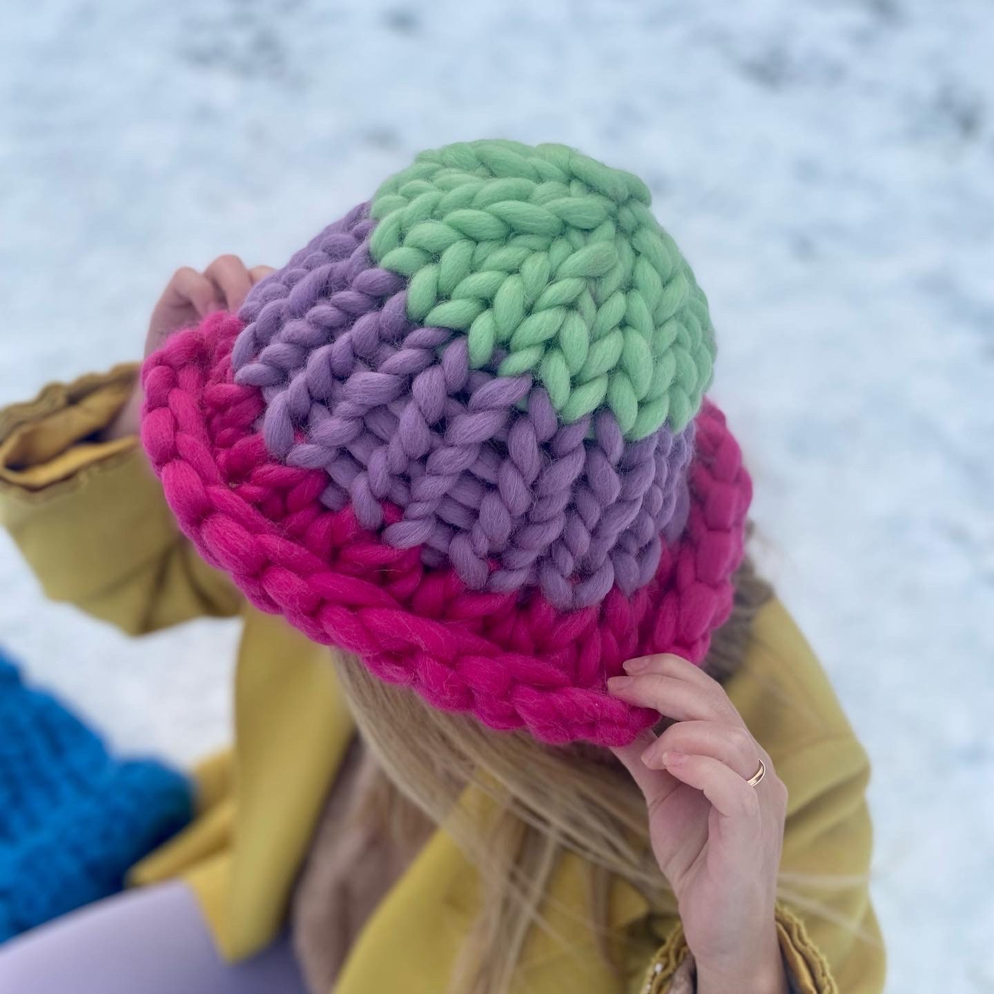 Super Chunky Bucket Hat Women's Merino 