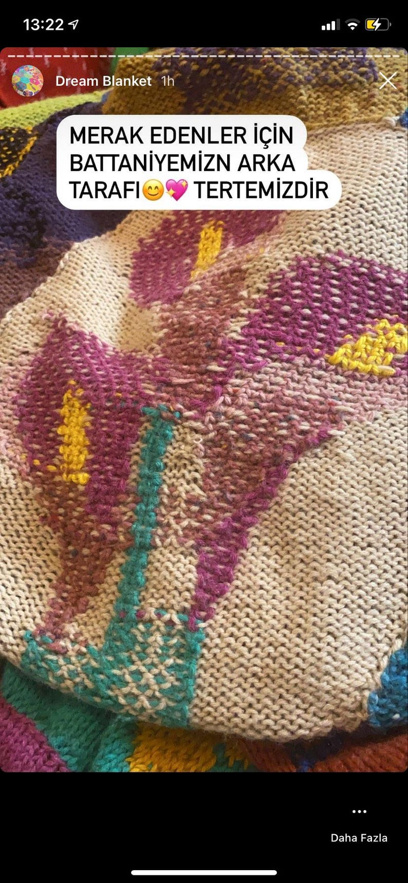 Handknit Merino Wool Patchwork Blanket – Floral Crochet Bedspread, Personalized Throw Quilt image 17