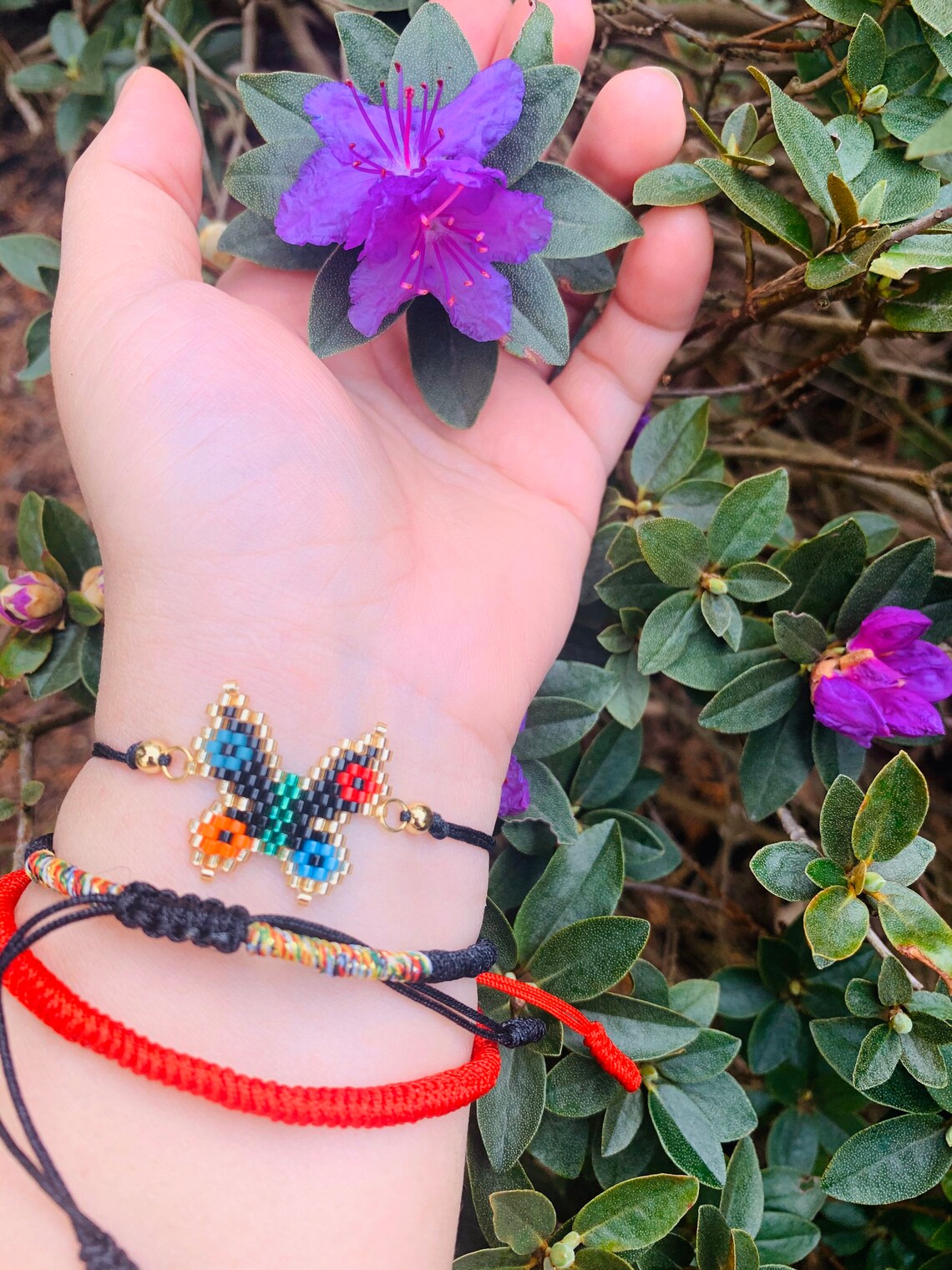 Spring Bracelet, Butterfly Bracelet, Nature Jewelry, Spring Outfit