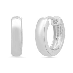 Sterling Silver Huggie Hoop Earring Collection