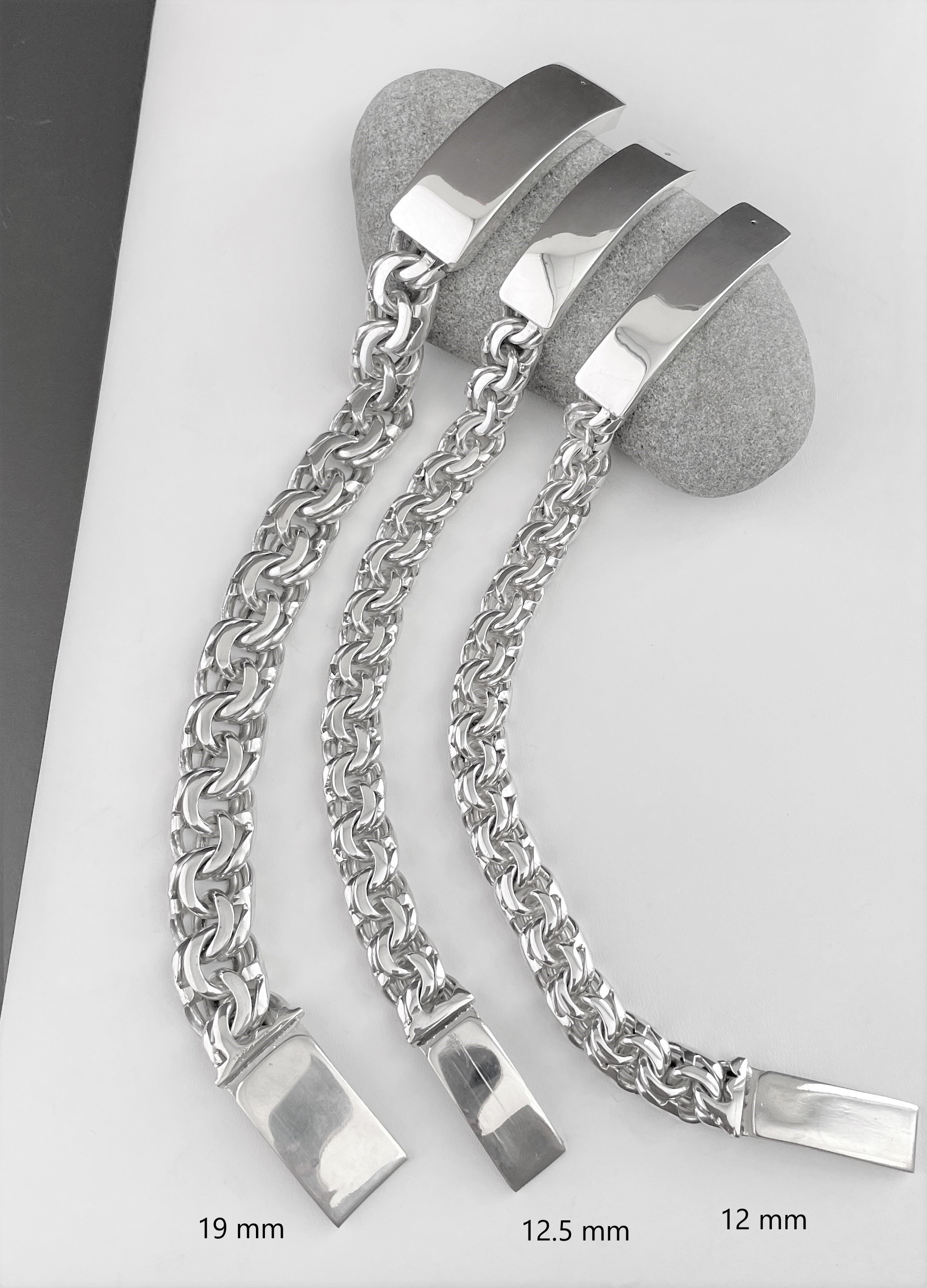 Silver chino link bracelet sale