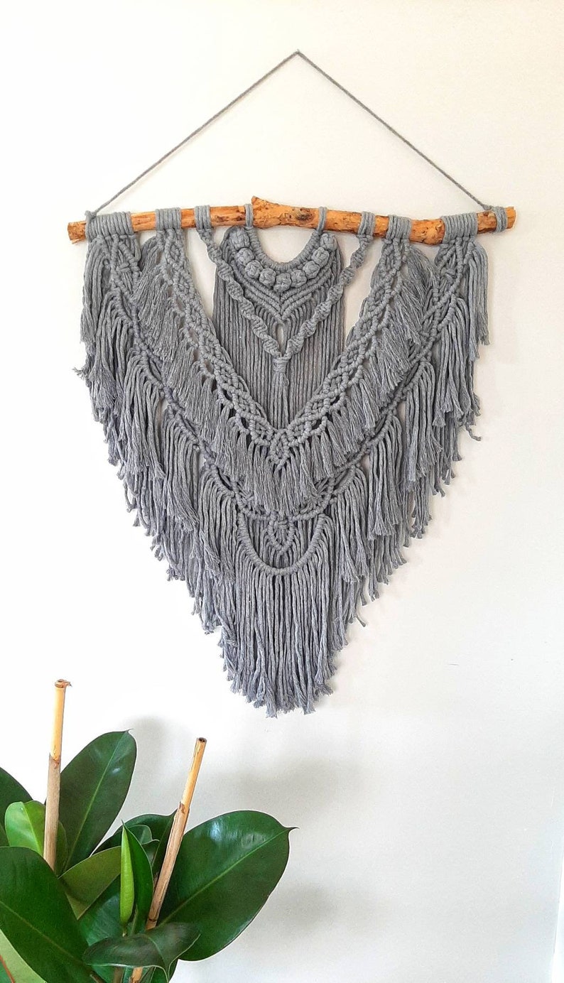 Large Boho Macrame Wall Hanging Boho Decor Bohemian Home Etsy