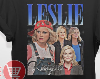 Chemise LESLIE KNOPE Leslie Knope T-shirt hommage Leslie Barbara Knope Parcs et loisirs Sitcom vintage Retro Tee Amy Poehle Fans Gift
