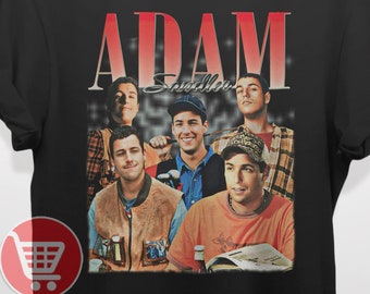 T-shirt vintage Adam Sandler en édition limitée, T-shirt graphique Adam Sandler, T-shirt hommage aux fans d'Adam Sandler rétro des années 90, cadeau pour femme et homme