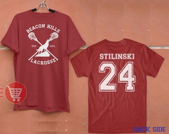 Stilinski 24 t-shirt stilinski shirt, stilinski T-shirt shirt Unisex T-shirt 2 SIDE Tee Dylan O'Brien