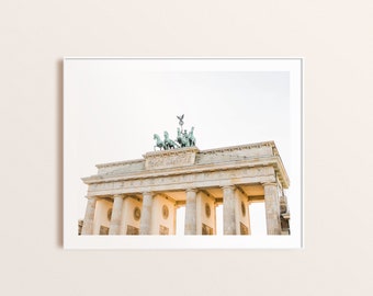 Brandenburg Gate, Berlin Travel Photograph, Digital Download